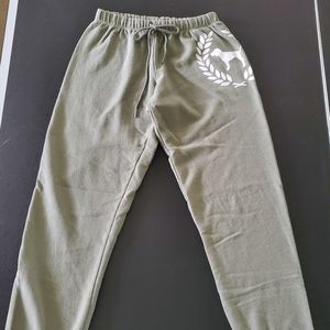 PINK brand green sweatpants. Size XS.